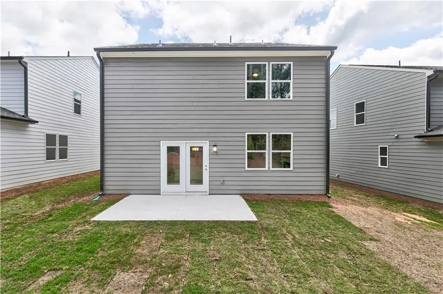 Exterior details and patio area of a home in Kingsley, Acworth (Image 4). Exterior details and patio area of a home in Kingsley, Acworth (Image 4).