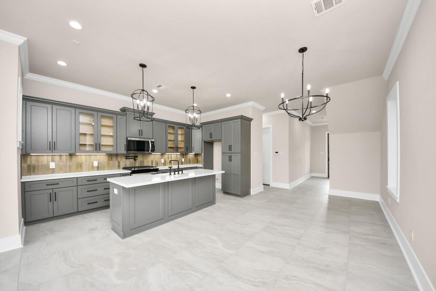 Furnished interior view inside a new home in , Houston (Image 10).