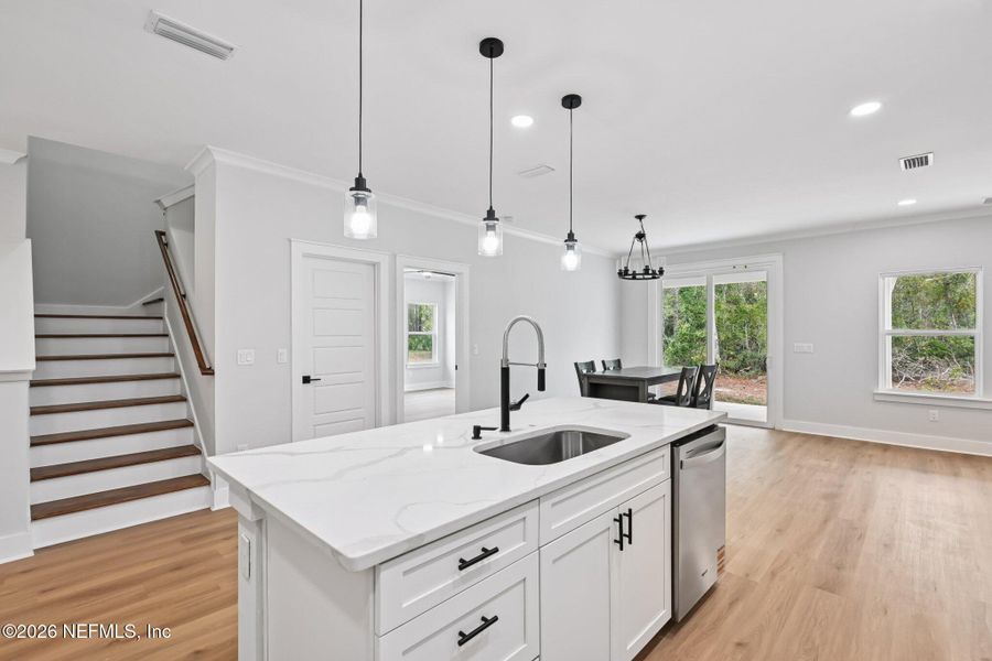 Furnished interior view inside a new home in , Fernandina Beach (Image 11).