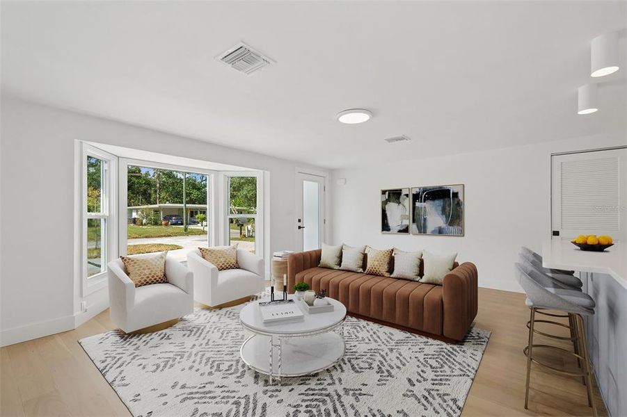 Furnished interior view inside a new home in , Sarasota (Image 24).