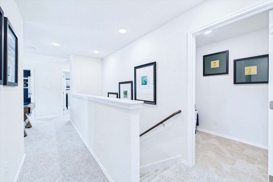 Representative furnished interior of a home built from the The Gillian C by Davidson Homes LLC in Cedar Heights, San Antonio (Image 19).