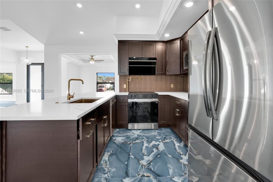 Furnished interior view inside a new home in , Lehigh Acres (Image 8).