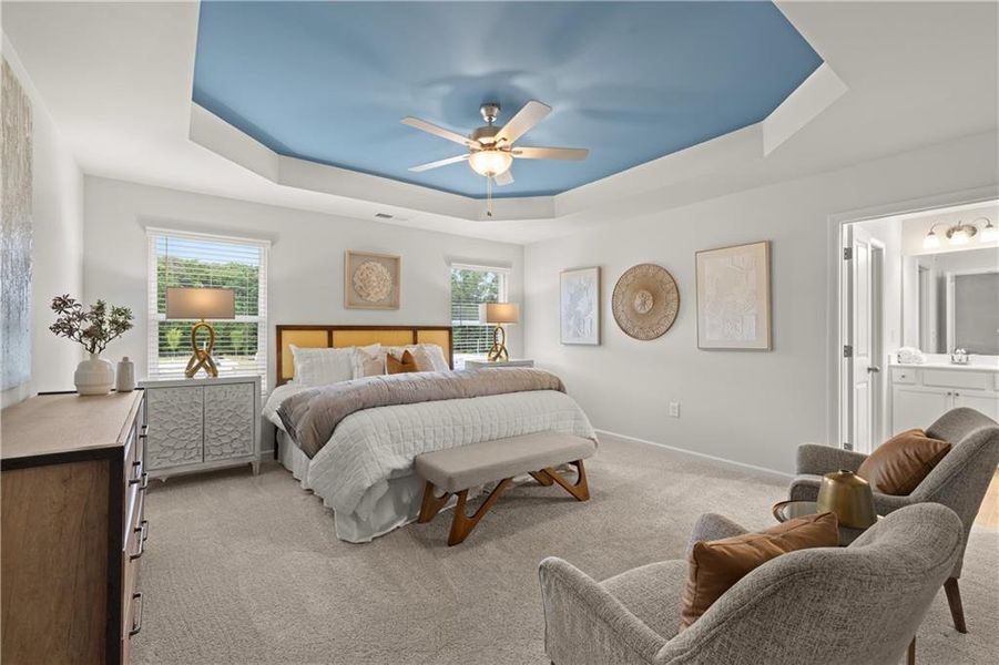 Furnished interior view inside a new home in Union Village, McDonough (Image 13).