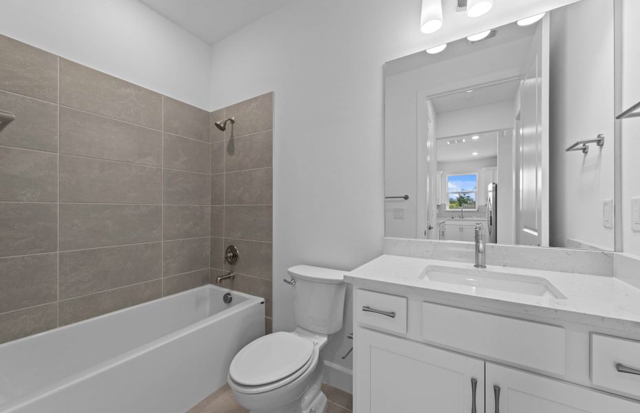 Furnished interior view inside a new home in Shores at Stillwater, Englewood (Image 9).