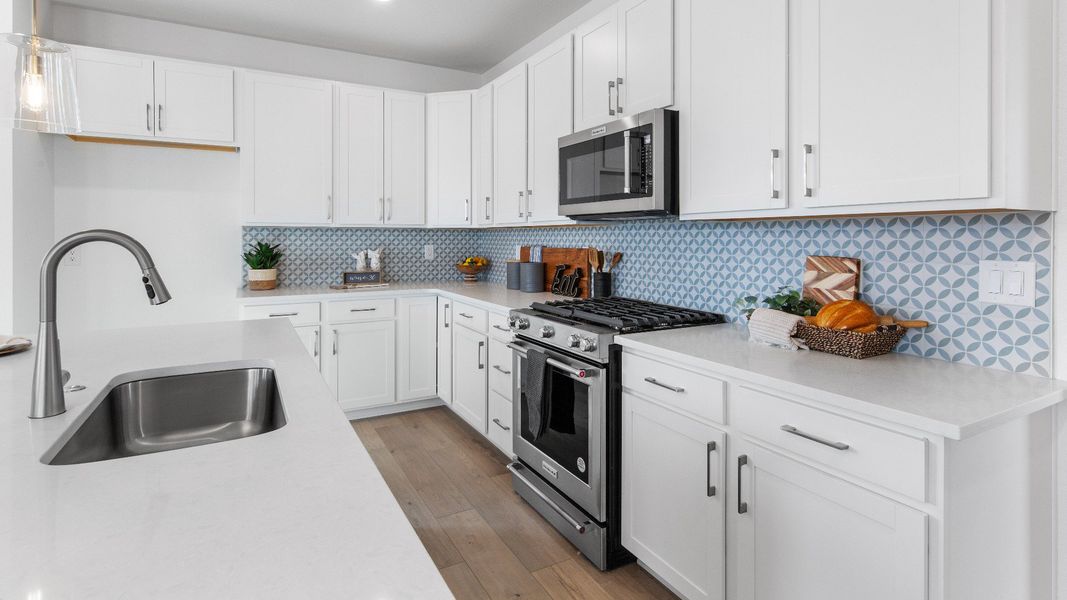 Furnished interior view inside a new home in Westerly, Erie (Image 9).