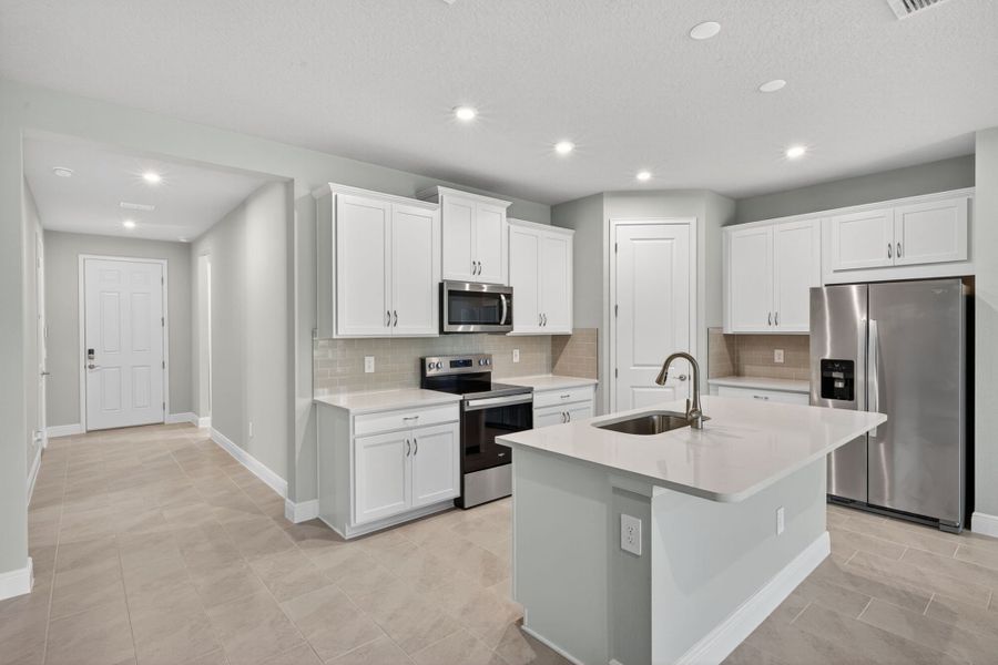 Furnished interior view inside a new home in Windwater, Parrish (Image 2).