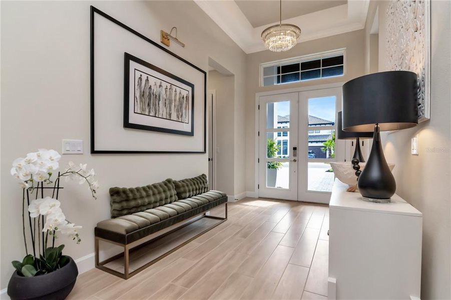 Furnished interior view inside a new home in , Wesley Chapel (Image 37).