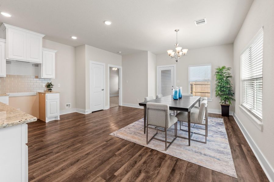 Furnished interior view inside a new home in , College Station (Image 10).