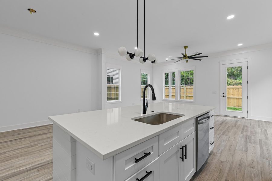 Furnished interior view inside a new home in , North Charleston (Image 7).