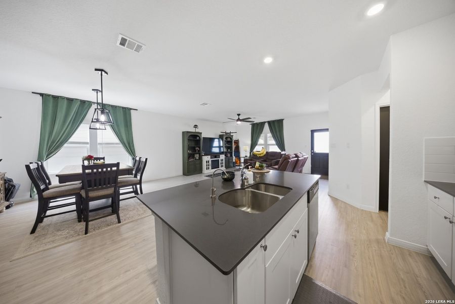 Furnished interior view inside a new home in Sage Meadows, St. Hedwig (Image 9).