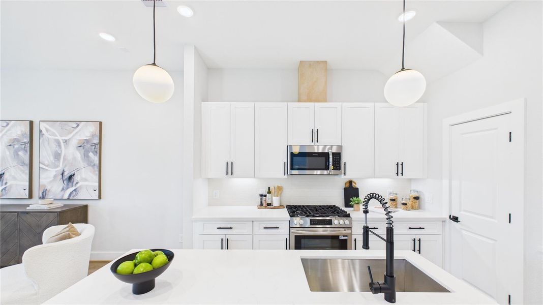 Furnished interior view inside a new home in , Houston (Image 10).
