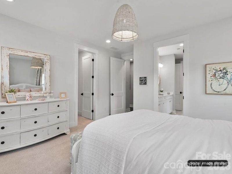 Furnished interior view inside a new home in , Huntersville (Image 24).