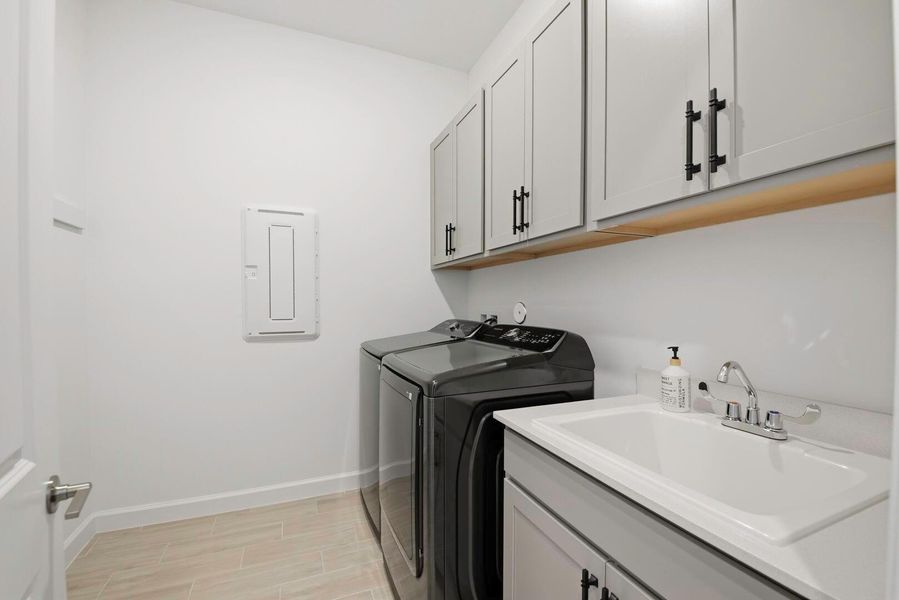 Furnished interior view inside a new home in Arden: The Waterford Collection, Loxahatchee (Image 7).