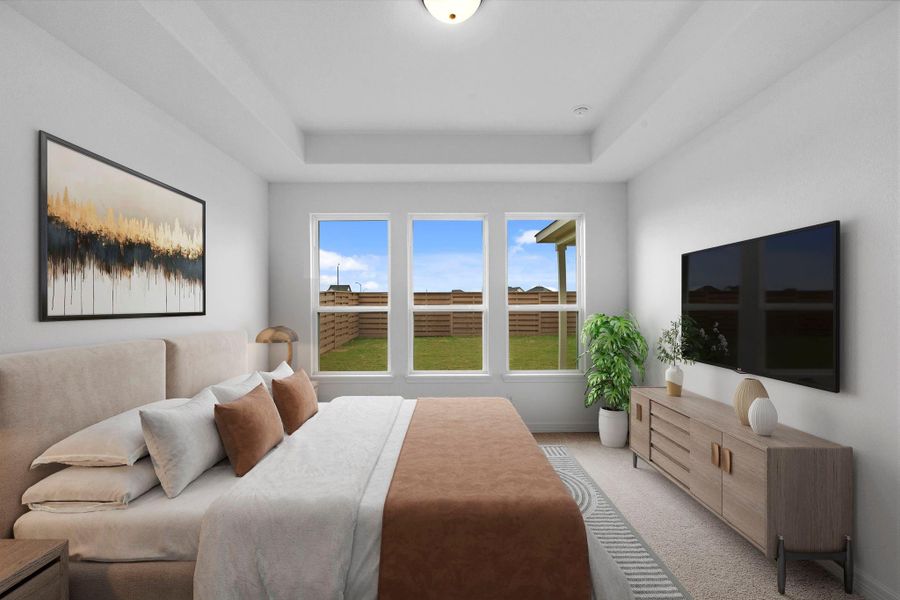 Furnished interior view inside a new home in Austin Point, Richmond (Image 16).