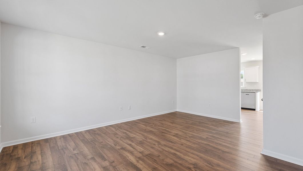 Representative unfurnished interior of a home built from the RACHEL by D.R. Horton in Cedar Gap, Fountain Inn (Image 10). Representative unfurnished interior of a home built from the RACHEL by D.R. Horton in Cedar Gap, Fountain Inn (Image 10).