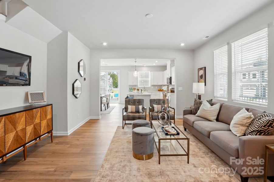 Furnished interior view inside a new home in Arbor Chase, Clover (Image 10).