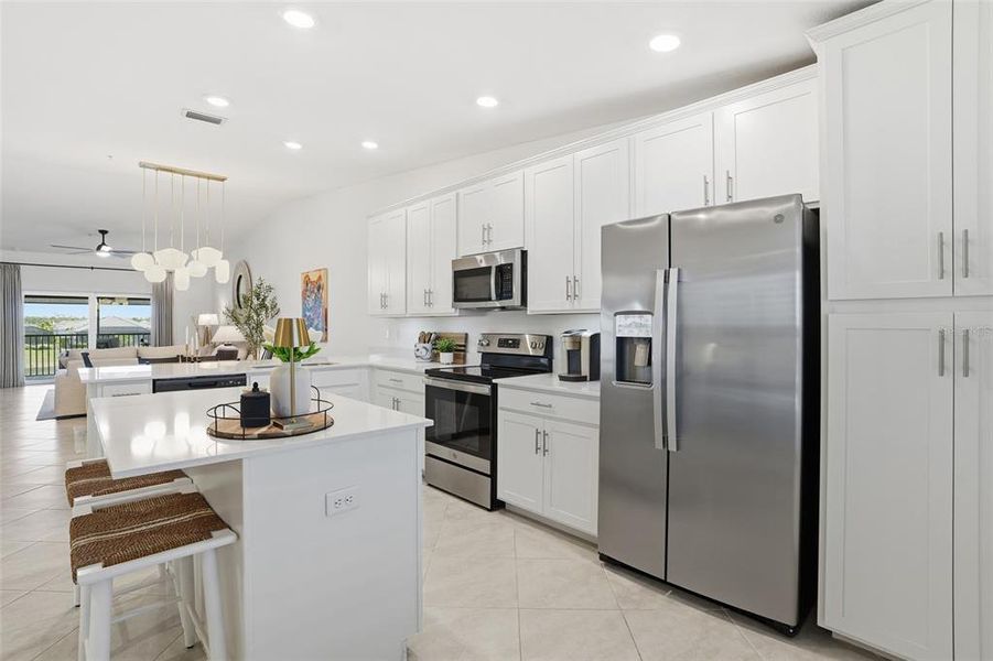Furnished interior view inside a new home in , Punta Gorda (Image 33).