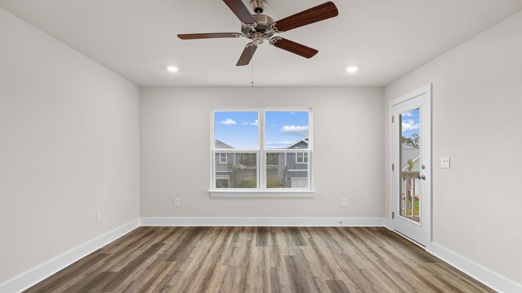 Representative unfurnished interior of a home built from the The Monroe by D.R. Horton in WindMark Beach, Port Saint Joe (Image 29).