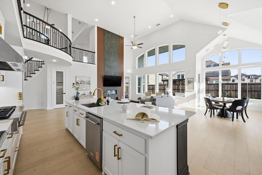 Furnished interior view inside a new home in , Prosper (Image 30).