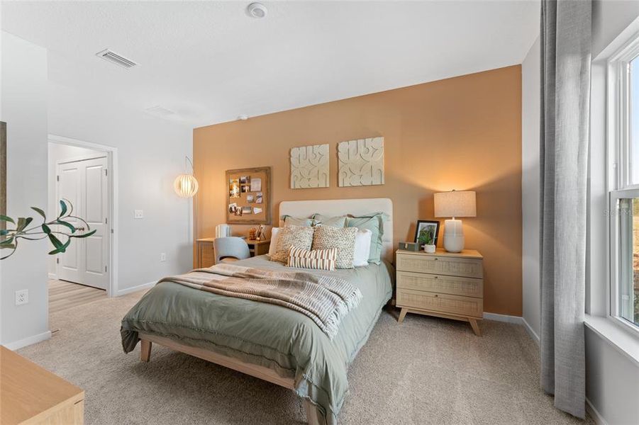 Furnished interior view inside a new home in The Cypress Series at Reserve East, Flagler Beach (Image 34). Furnished interior view inside a new home in The Cypress Series at Reserve East, Flagler Beach (Image 34).