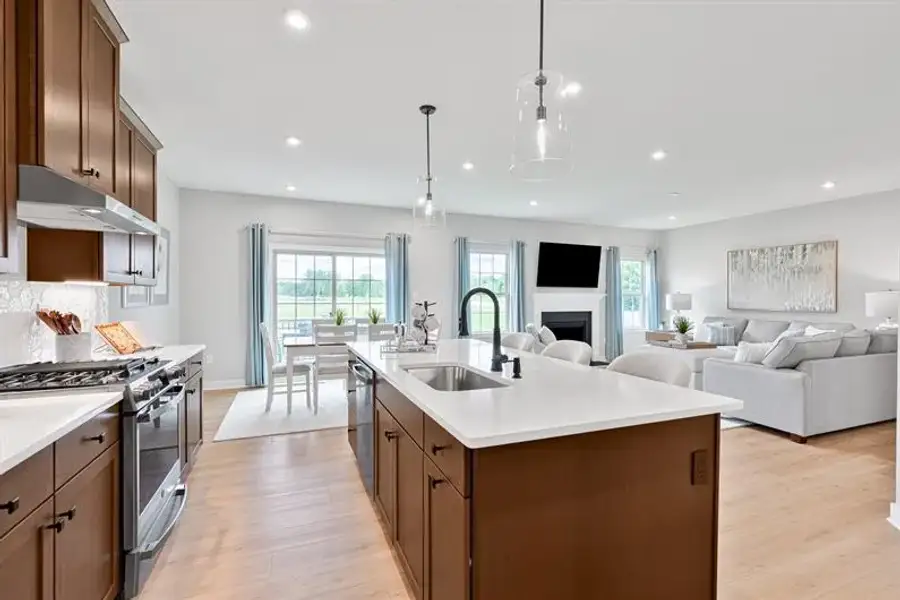 Furnished interior view inside a new home in Derby Meadows, Pleasant View (Image 5).