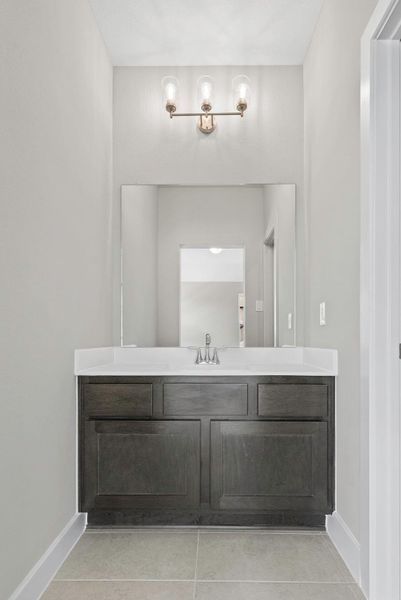 Furnished interior view inside a new home in Bridgeland, Cypress (Image 8).