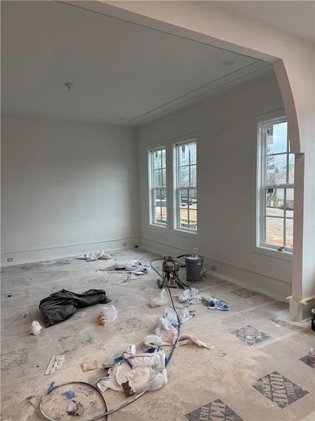 In-progress construction of a new home in Echo at Crabapple, Milton, GA (Image 22).