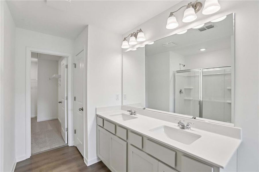 Furnished interior view inside a new home in Leydenview, Mableton (Image 6).