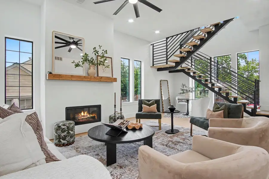 Furnished interior view inside a new home in , Houston (Image 10). Furnished interior view inside a new home in , Houston (Image 10).
