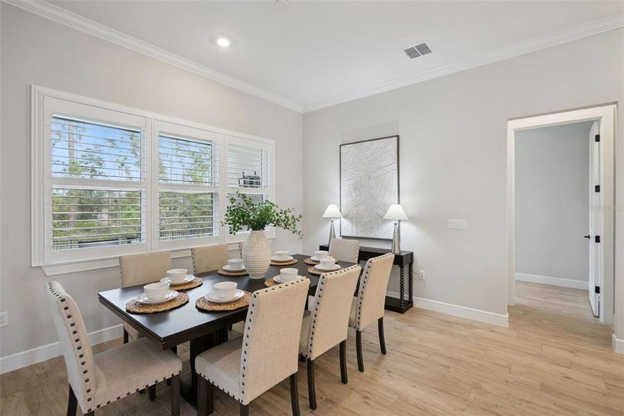 Furnished interior view inside a new home in Del Webb Sunbridge, St. Cloud (Image 39). Furnished interior view inside a new home in Del Webb Sunbridge, St. Cloud (Image 39).