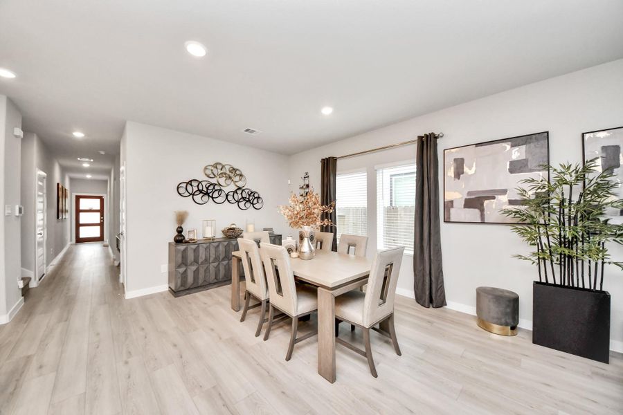 Furnished interior view inside a new home in Magnolia Place, Magnolia (Image 13).