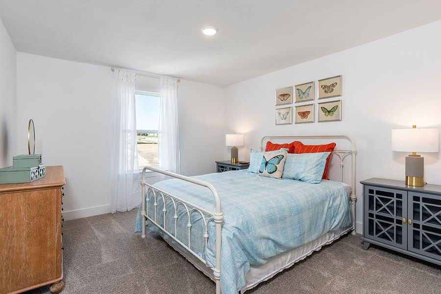 Representative furnished interior of a home built from the Trinity by Taylor Morrison in Emory Crossing 50s, Hutto (Image 15).