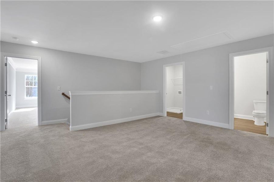 Spacious, unfurnished interior of a new home in Villas at Dawsonville Townhomes, Dawsonville (Image 24). Spacious, unfurnished interior of a new home in Villas at Dawsonville Townhomes, Dawsonville (Image 24).