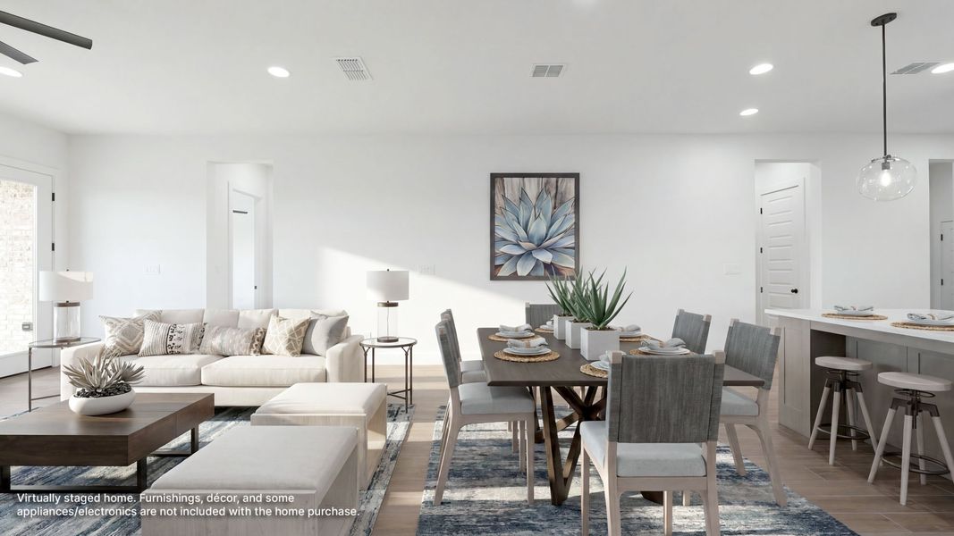 Furnished interior view inside a new home in Devonshire, Forney (Image 6). Furnished interior view inside a new home in Devonshire, Forney (Image 6).