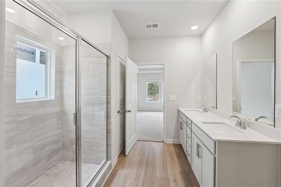 Furnished interior view inside a new home in Westmont Preserve, Powder Springs (Image 11).