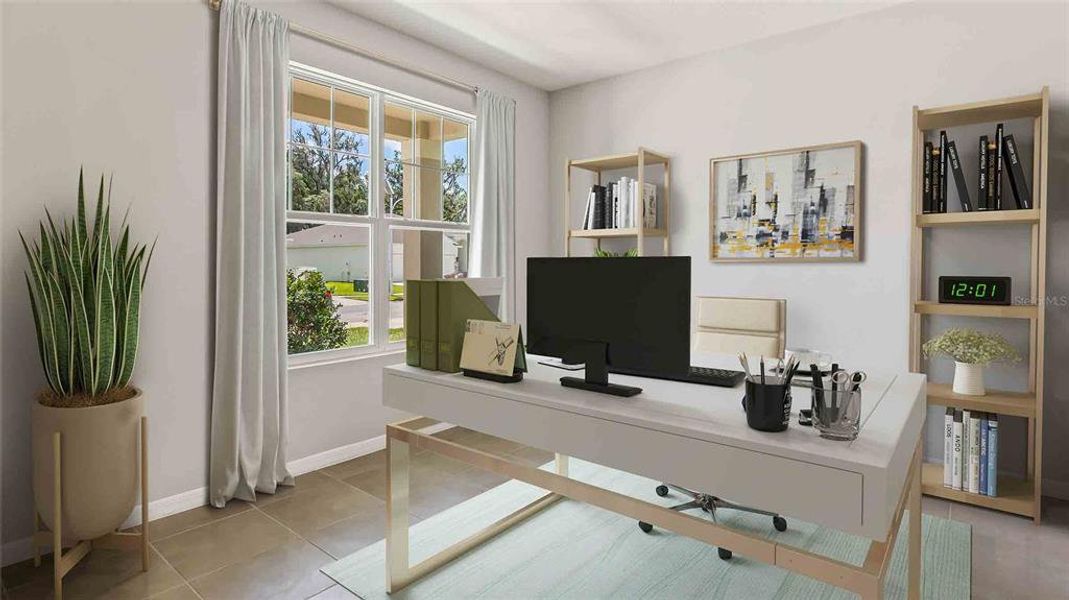 Furnished interior view inside a new home in Deerbrook, Land O' Lakes (Image 12).