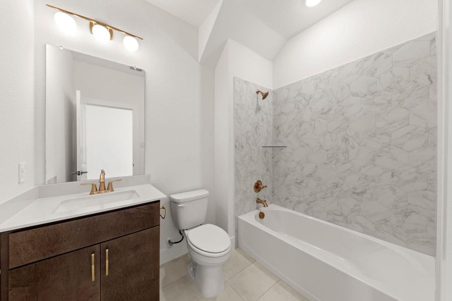 Furnished interior view inside a new home in Painted Tree, McKinney (Image 11).