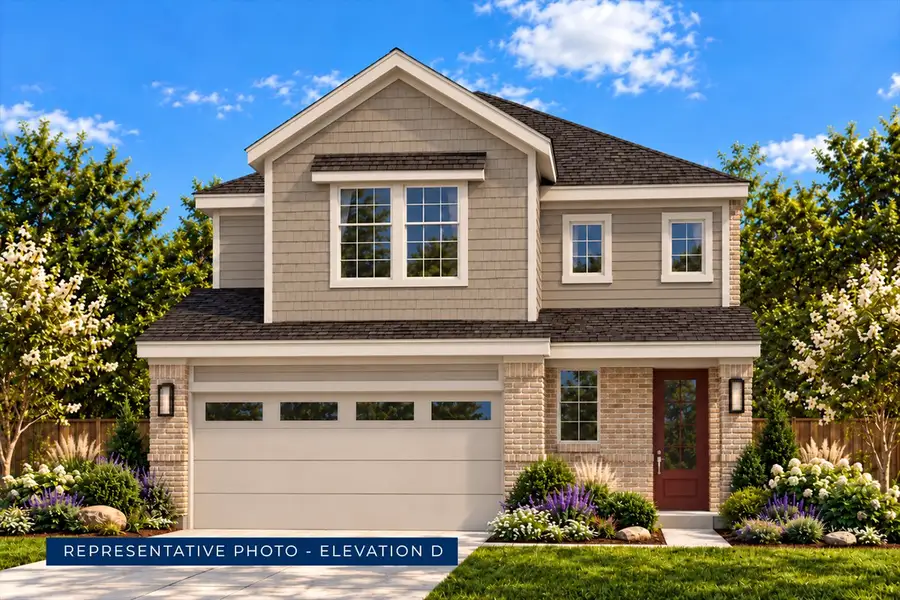 Representative exterior photo of a completed home built from the Harrison F by First Texas Homes in Oaklawn, Van Alstyne, TX (Image 22).