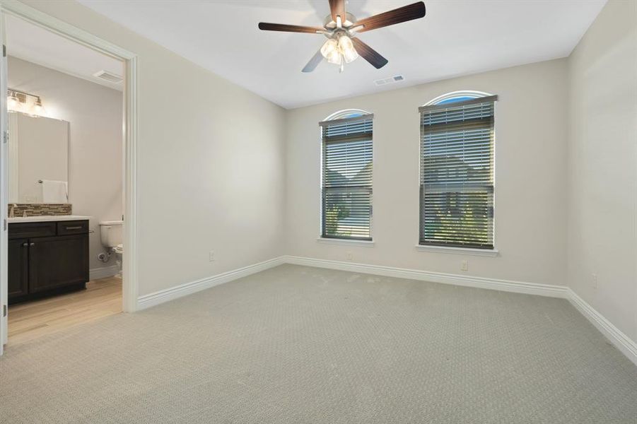 The guest room is its own private ensuite.