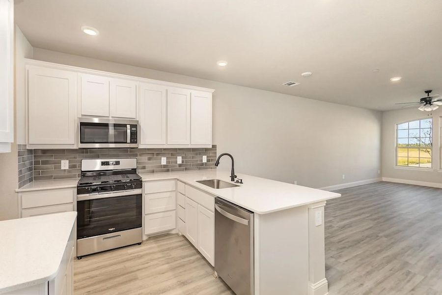 Furnished interior view inside a new home in Canterbury Cove, Rowlett (Image 3).
