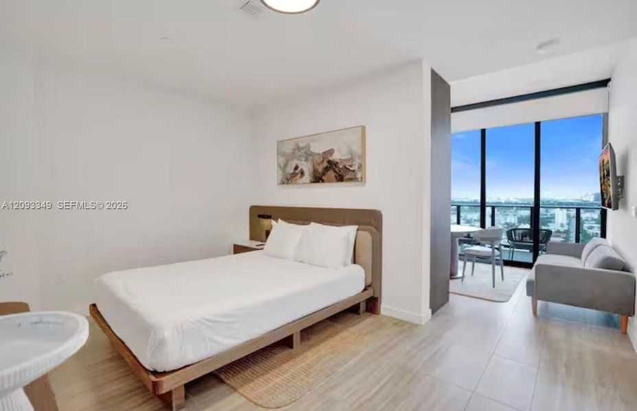Furnished interior view inside a new home in , Miami Beach (Image 6).