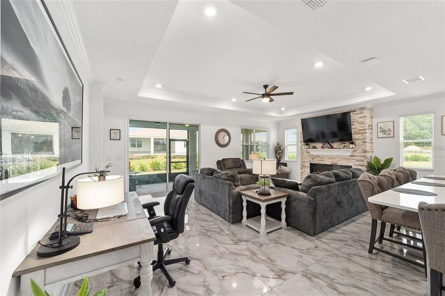Furnished interior view inside a new home in , Ocala (Image 7).