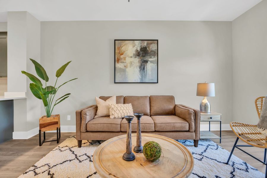 Representative furnished interior of a home built from the Sedona by Parkside Builders in The Parks of Mill Town, Chattanooga (Image 7).