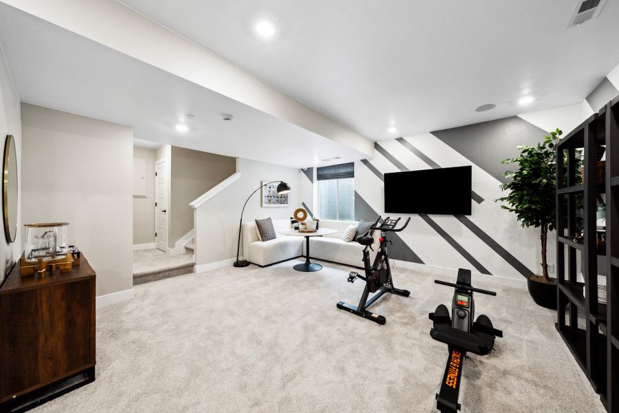 Furnished interior view inside a new home in Sterling Ranch Ascent Village, Littleton (Image 35).