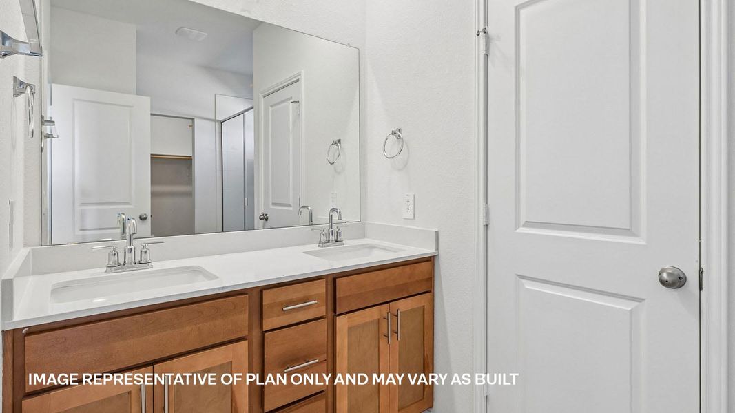 Furnished interior view inside a new home in Carillon, Manor (Image 9).