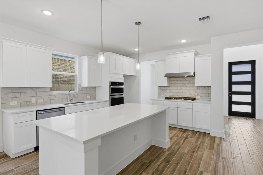 Furnished interior view inside a new home in Enclave at Cele, Pflugerville (Image 5).