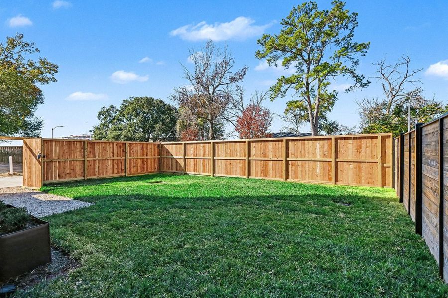 Plenty of outdoor space here