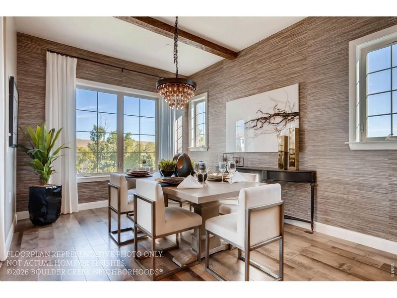 Furnished interior view inside a new home in , Broomfield (Image 9).