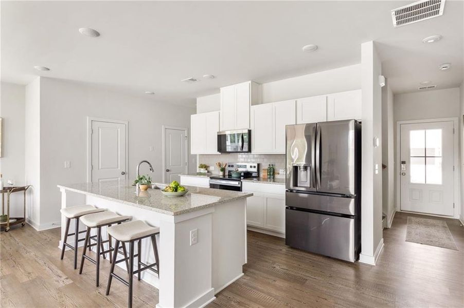 Furnished interior view inside a new home in , Lawrenceville (Image 9).