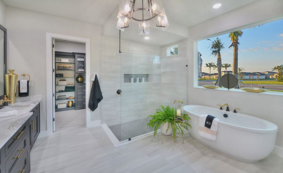 Furnished interior view inside a new home in Waterset, Apollo Beach (Image 29).